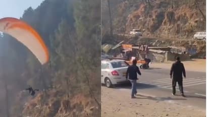 WATCH: Manali Paraglider Crash-Lands On Busy Highway, Viral Video Raises Safety Concerns