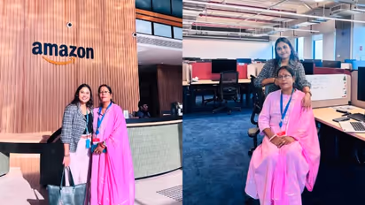 Watch Viral Video Bengaluru Woman Gives Mother a Tour of Her Amazon Workplace Leaves Netizens Teary