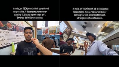From Rs 12 Lakh Revenue to Rs 1 Lakh Savings: Thane Dosa Seller’s Honest Story Strikes a Chord (WATCH VIRAL VIDEO)