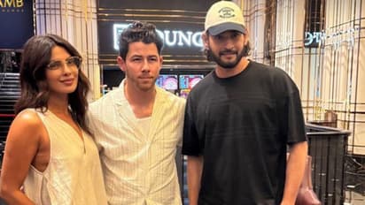 PICS! Priyanka Chopra Takes a Break from Varanasi Shoot for Movie Night with Nick Jonas and Mahesh Babu