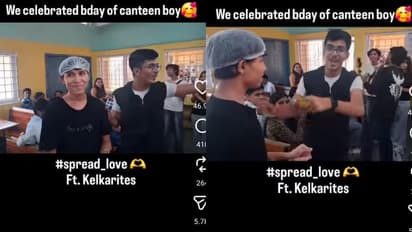 WATCH Viral Video | Mumbai Students Make Canteen Bhaiya's Birthday Unforgettable; Internet Calls It 'Pure Kindness'
