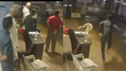Caught On CCTV: Marine Drive Thief Caught Red-Handed, Security Guards Tie Suspect to Chair Until Police Arrive