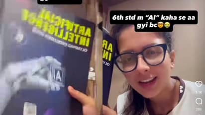 AI And Python In Class 6: Mumbai Woman’s Textbook Discovery Stuns The Internet | WATCH VIRAL VIDEO