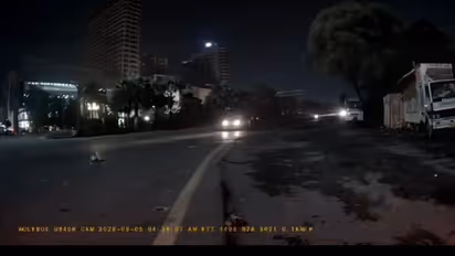 Greater Noida Horror Caught On Cam: Man Flung Into Air After Being Hit By Car, CCTV Video Goes Viral (WATCH)