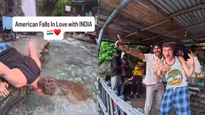 Viral Video | American Tourist Drinks Directly From Himachal Stream, His Reaction Leaves Internet Talking (WATCH)