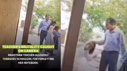 Rajasthan Viral Video: Teacher Allegedly Assaults Female Student For Forgetting Notebook, Probe On (WATCH)