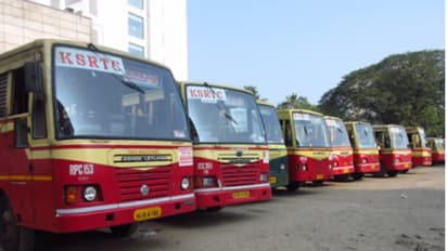 KSRTC Buses Parked in Bus stand