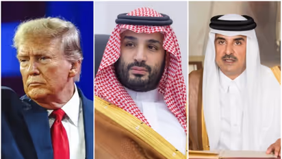 Trump Saudi crown Prince Qatar Amir