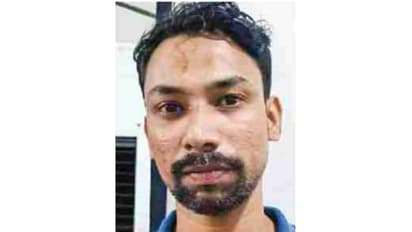 Molesting young woman