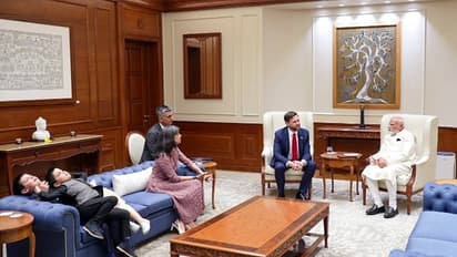 JD Vance with Narendra Modi