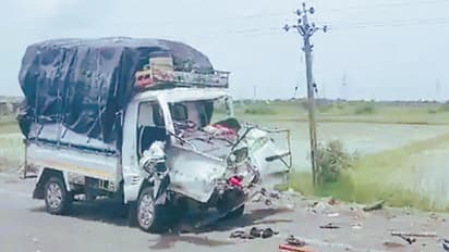 Big accident on Ahmedabad-Rajkot highway