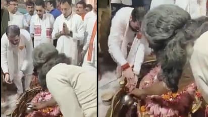 UP Minister Satish Chandra Sharma controversial viral video