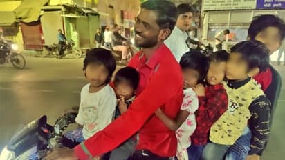 Varanasi Viral Photo Traffic Rules Violations and Fines in India