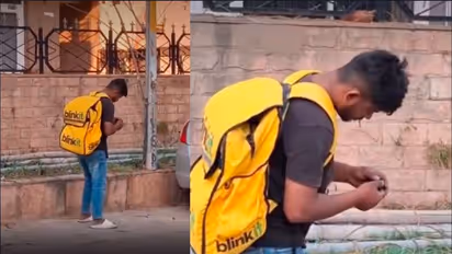 blinkit delivery boy