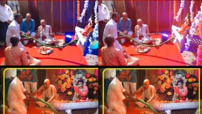 Speaker UT Khader weighed Lord Krishnas cradle 