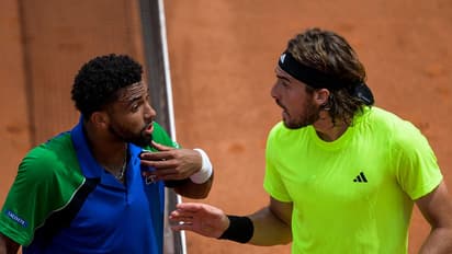 Arthur Fils and Stefanos Tsitsipas