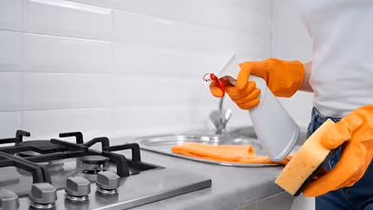 kitchen cleaning