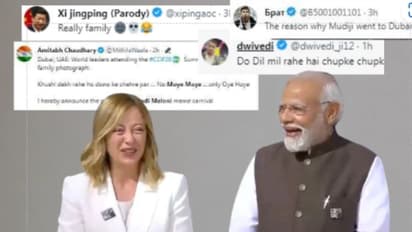 PM Modi meme with Meloni