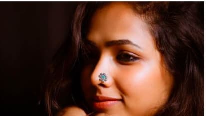 Anupama Gowda unique nose ring