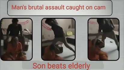 Kota man caught on camera beating mother