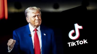 Donald Trump and TikTok Logo