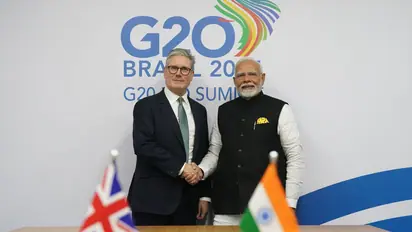 Narendra Modi and Keir Starmer