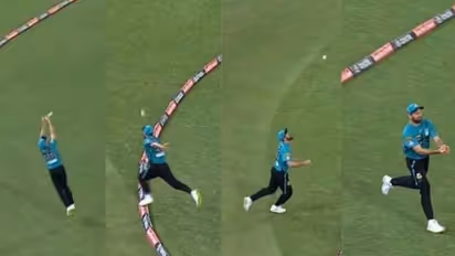 Michael Neser Bunny Hop Catch