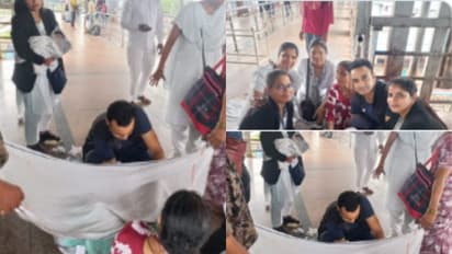 woman deliver baby girl at Jhansi station