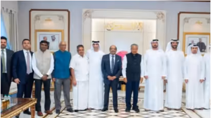 pinarayi vijayan in dubai 
