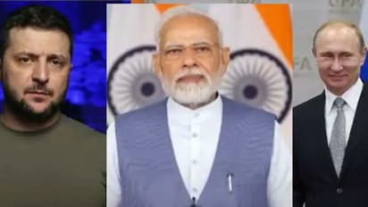 Vladimir Putin, Narendra Modi, Volodymyr Zelensky