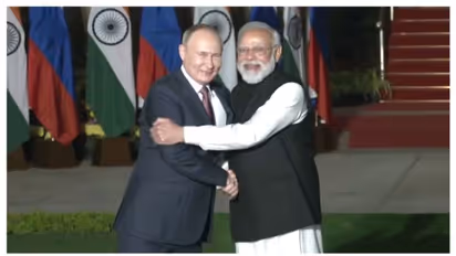 Modi welcomes Putin