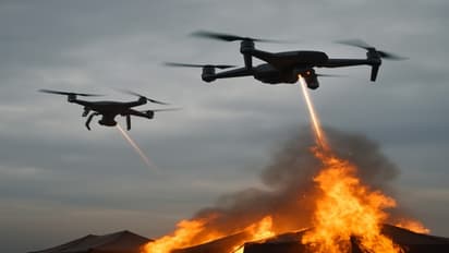 Drone strikes on camps