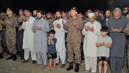 Pakistan Army Chief Asim Munir attends funeral of major who captured Abhinandan in 2019
