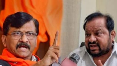 Shahajibapu Patil and Sanjay Raut