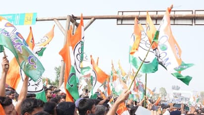 Abhishek Banerjee in Trinamool Navjoar program in Murshidabad suti