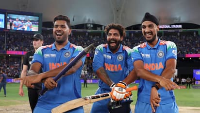 Harshit Rana, Ravindra Jadeja, and Arshdeep Singh
