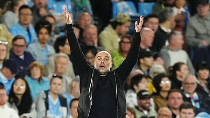 Man City's Pep Guardiola 