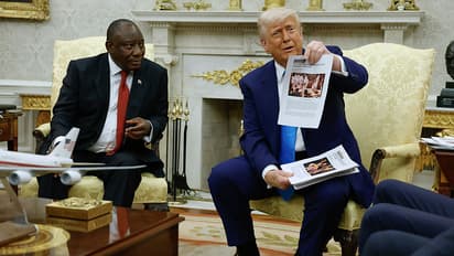 Cyril Ramaphosa and Trump