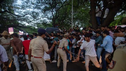 Police lathi-charge RCB fans as stampede breaks out in Chinnswamy stadium