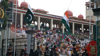 India-Pakistan Wagah border post