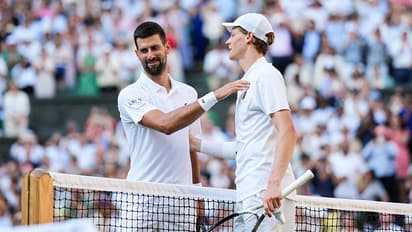 Novak Djokovic and Jannik Sinner