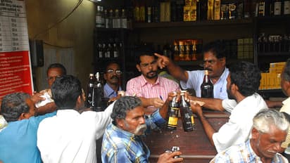 Customers buying Liquor from Bevco