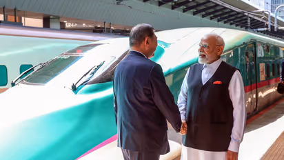 PM Modi Japan PM bullet train