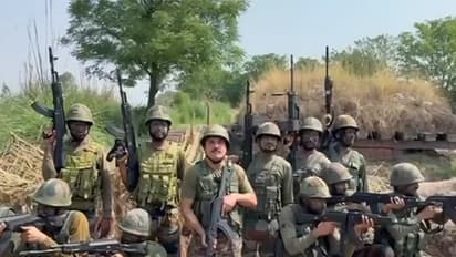 Visuals from Indian Army video (Photo/ANI)