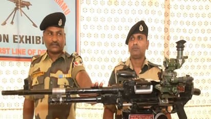 BSF personnel demonstrate 'Vidhwansak'. (Photo/ANI)