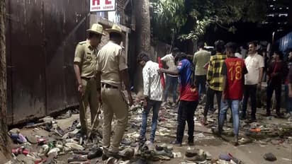 Visual from outside Chinnaswamy Stadium in Bengaluru after stampede on June 4  (Photo/ANI)