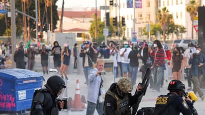 Protests in LA after ICE raids (Representation purpose)
