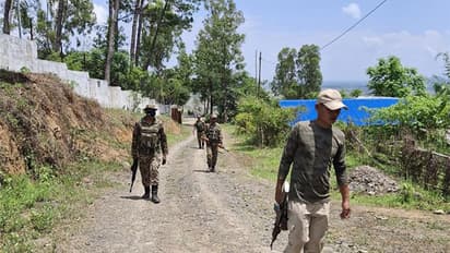 Security personnel patrol Imphal streets (File Photo)