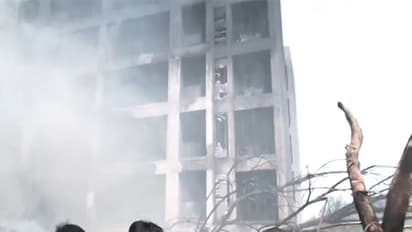 Visuals from the site of the AI plane crash in Ahmedabad (Photo/ANI)