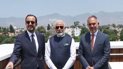 PM Modi, Cyprus President Christodoulides (Photo/ ANI)